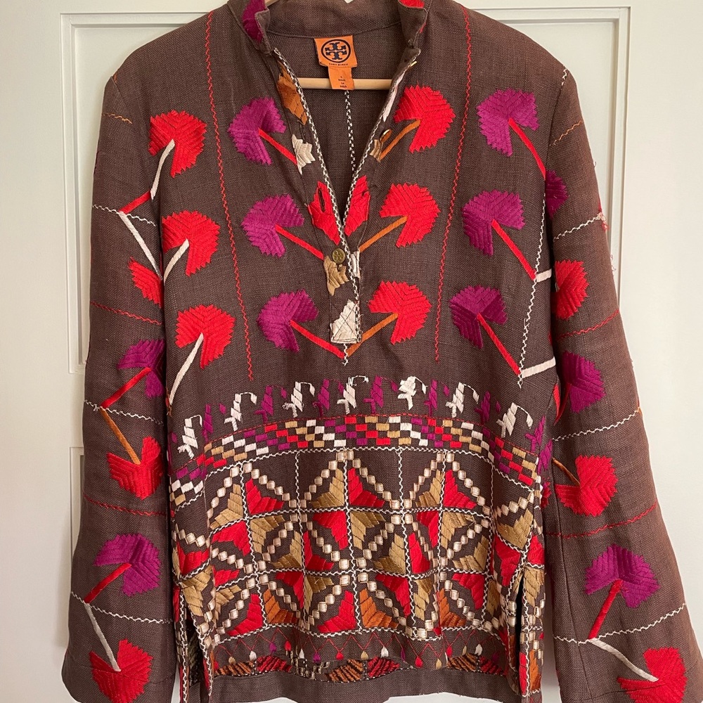 Tory Burch Embroidered Tunic